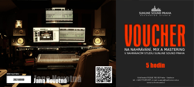 VOUCHER nahrvac studio Praha